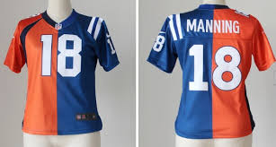 Just as manning's legacy will include a chapter about his playoff struggles, so too. Half Colts Half Broncos Manning Jersey