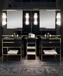 Black And Gold Furniture Ideas Academy Luxury Washstand Nero Gloss And Gold Frame From Oasis Smaltaitaliandesign Smalta Gold Furniture Beautiful Bathrooms Home