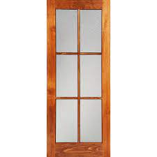 Competitors try but cannot beat our prices. Milette 24 Inch X 80 Inch Clear Pine Interior 6 Lite French Door With Konfetti Privacy Gla The Home Depot Canada