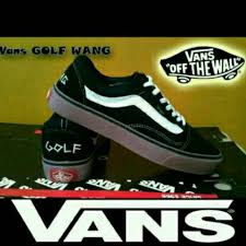 Comes with everything originally included very hard to find in this size. Vans Golf Wang Black White Gum Shopee Indonesia