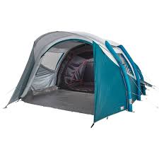 Explore the great outdoors with our collection of quality camping equipment now. Air Seconds Fresh Black 5 2 Inflatable Camping Tent 5 Person 2 Bed Decathlon In 2020 Tent Air Tent Family Tent Camping