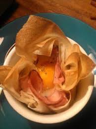 Gourmandises Et Merveilles Oeufs Crousticocotte En Feuille De Brick Recettes De Cuisine Recette Feuille De Brick Recette Brick