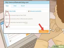 حجز تذكرة طيران Wikihow