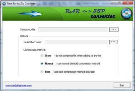 However, if you need to mail a p. Free Rar To Zip Converter Download