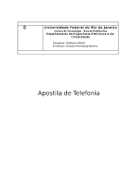 Leandro e leonardo zezé di camargo e luciano inesquecíveis cd rebobinando saudade. Apostila De Telefonia 2 Docsity