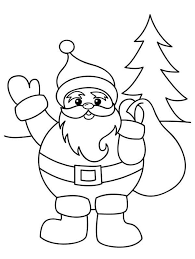 A few boxes of crayons and a variety of coloring and activity pages can help keep kids from getting restless while thanksgiving dinner is cooking. Santa Claus With Christmas Sack On His Back On Christmas Coloring Page Coloring Sky Santa Coloring Pages Christmas Coloring Pages Xmas Drawing