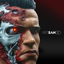 Back to School,terminator Headphone Holder, Handmade Terminatör,  Eco-friendly PLA Design, Headphone Stand for Student.