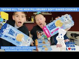 Just rip open the package, break off the cookies along the creased lines. Pillsbury Soft Baked Cookies Review Taste Test Youtube