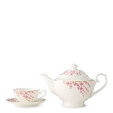 Sakura Petals Bone China Tea Set Bone China Tea Set Pink Tea Set Bone China Tea