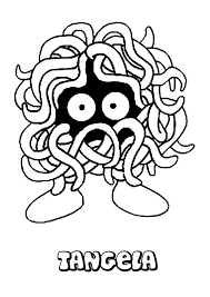 Go Green And Color Online This Tangela Pokemon Coloring Page You Can Also Print Out And Color Th Pokemon Coloring Pages Pokemon Sketch Pokemon Coloring Sheets