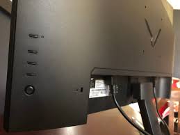 Press in and hold the joystick button on the back of the monitor for 5 seconds. Acer Vg270u Gaming Monitor Review Ign