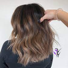 Smokey Caramel Balayage Short Ombre Hair Short Hair Balayage Brown Ombre Hair