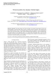 With the exception of providing subsidies for air mail, the u.s. Pdf Virtual Assembly Of An Airplane Turbine Engine Saber Darmoul Mustufa Abidi And Ali Ahmad Academia Edu