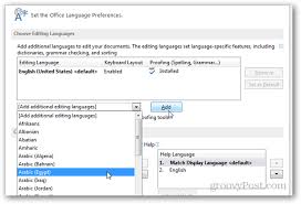 How To Add Additional Languages To Office 2013