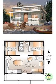 Cabin Style House Plan 76166 With 2 Bed 1 Bath Tiny House Plans Sims House Plans House Plans