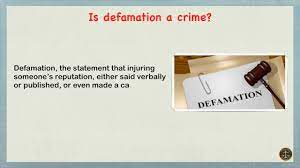If you have a federal claim, then you must. Can You Sue Someone For Defamation Youtube