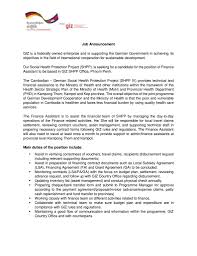 We are looking for a finance assistant to support our financial department. Cambodia Jobs Position Finance Assistant To Be Based In Facebook