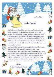 Brief vom weihnachtsmann zum ausdrucken. Personalisieter Brief Vom Weihnachtsmann Fur Ihr Kind