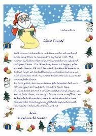 Hilfreich sind auch fertige wunschzettel zum ausdrucken oder zum ausmalen, . Personalisieter Brief Vom Weihnachtsmann Fur Ihr Kind