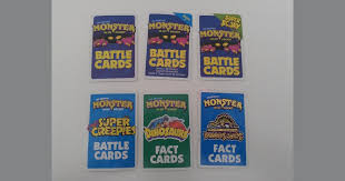 Monster ninja warriors in my pocket; Monster In My Pocket Battle Cards Board Game Boardgamegeek