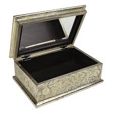If you buy from a link, we may earn a commission. Hammersmith Vintage White Metal Finish Jewelry Box American Box