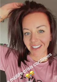 New hair day! #midlifecrisis #newhair #red #rebel #fyp