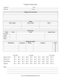 Free printable toddler daily report sheets. Printable Caregiver Daily Notes
