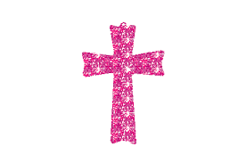 Pink Cross Glitter Graphics Graphic My Sweet Sister
