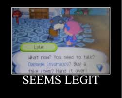 Seems Legit Sounds Legit Animal Crossing Video Game Memes Image Macro