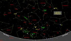 Sky Map July 2019 Art Star Chart Constellation Map