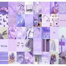See more ideas about purple aesthetic, wall collage, purple walls. Lavender Purple Photo Wall Collage Kit Purple Aesthetic Baby Etsy