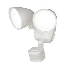 Cascadia 180 Degree 2400 Lumen White Hardwired Integrated Led Motion Activated Flood Light With Timer Lowes Com Motion Sensor Lights Outdoor Motion Sensor Lights Security Lights