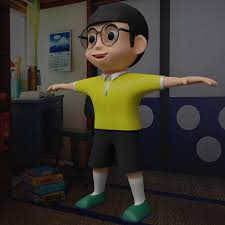 This video tutorial teaches how to draw a cartoon cute boy with glasses teaching holding a stick in hand for kids. Japanese Boy And Glasses Anime Child Cartoon Character 3d