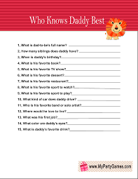 This means if you click on a link baby animal match will test your guests knowledge of animal babies! Who Knows Daddy Best Free Printable Baby Shower Game
