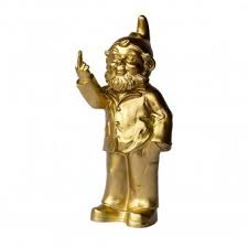 Ottmar Horl Gartenzwerg Sponti Gold Design3000 De Gartenzwerg Moderner Garten Gartenstatue