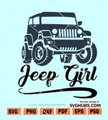 Download Jeep Girl Silhouette