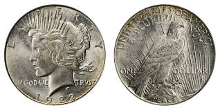 1922 d peace silver dollar coin value prices photos info