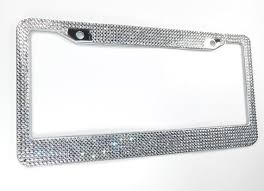 Cool blingz has the highest quality swarovski crystal rhinestone license plate frame bling diamond products with the biggest selection while also having the lowest prices on comparable items and craftsmanship that is second to none. Auto Parts And Vehicles Screw Cap Covers Crystal Rhinestone License Plate Frame Car Bling Accessory Auto Parts Accessories