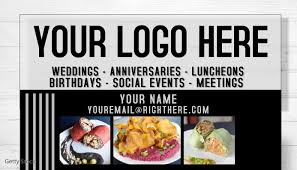 Browse our design templates for catering business cards at 1800businesscards! Catering Business Card Template Postermywall
