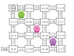 Algebra Solving One And Two Step Equations Mazes Free Two Step Equations Equations Teaching Algebra