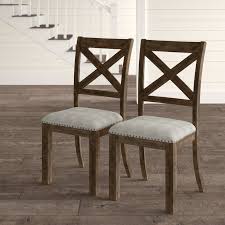 Scott Cross Back Side Chair In Brown In 2020 Dinning Room Chairs Side Chairs Gray Dining Chairs
