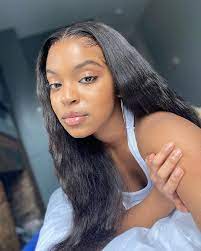 Long Straight Hairstyle For Black Fashion Women 2020 In 2021 Short Blonde Hair Human Hair Wigs Hair Styles