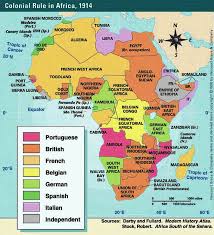 In africa the british, french, and belgian colonies suddenly found themselves at war with their german neighbors. 2