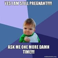 Yes I Am Still Pregnant Ask Me One More Damn Time Success Kid Make A Meme
