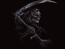 Download for free from a curated selection of cool wallpapers for your mobile and desktop screens. Hd Wallpaper Azrael Grim Reaper Black Background Studio Shot Indoors Wallpaper Flare