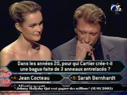 Retrouvez gratuitement et en exclusivité tous les replay, videos, exclus et news de qui veut gagner des millions ? Un Jour Une Anecdote Sur Johnny 11 01 2005 Qui Veut Gagner Des Millions Johnny Hallyday Facebook