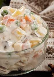 Known internationally as russian salad, in russia itself the dish is named after lucien olivier, a moscow chef of french descent who plied his trade at dinner parties for the wealthy. Russian Salad Recipe Yummy Traditional