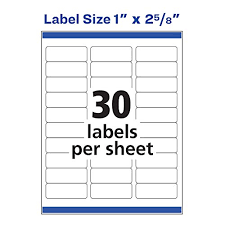 Get it as soon as fri, apr 2. Avery 5160 Easy Peel Address Labels White 1 X 2 5 8 Inch 3 000 Count Pack Of 1 Amazon In Office Products