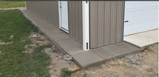 Kaw valley concrete placement inc. Concrete Apron Around A Pole Barn Hansen Buildings
