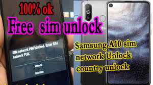 Slide to unlock and it will ask for the unlock code; Samsung A30s Pin To Unlock 100 Done Sim Regional Lock County Unlock Sim Network Unlock Youtube